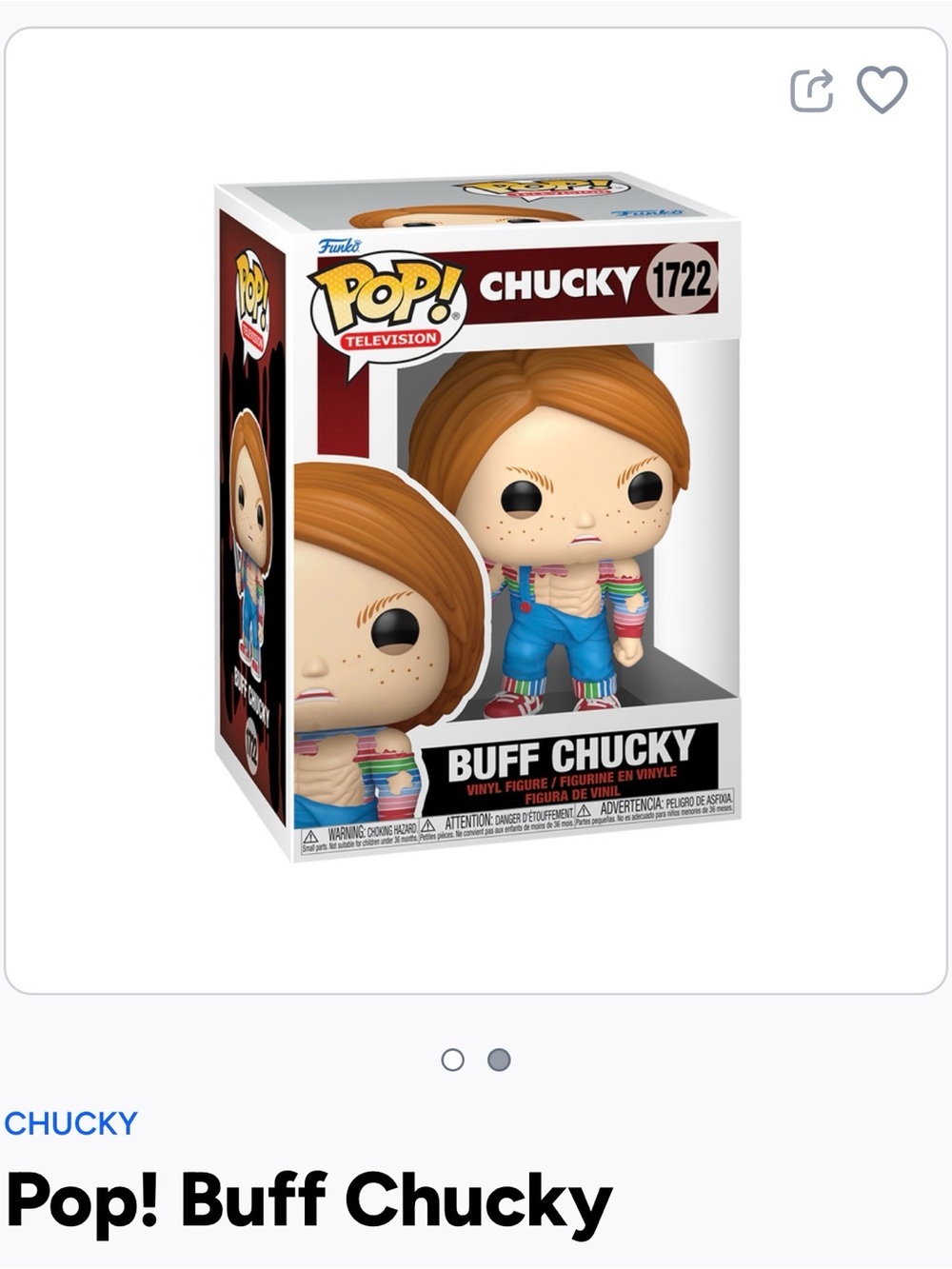 Funko Pop- Buff Chucky- 1722